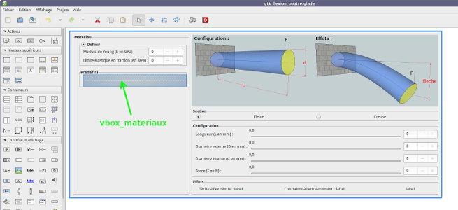 Glade avec vbox_materiaux